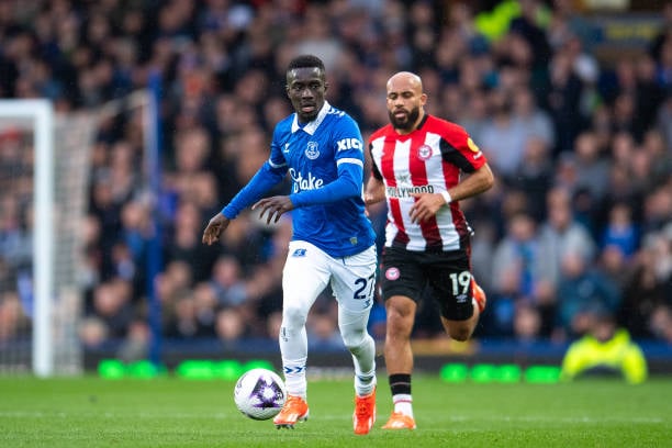 Idrissa Gueye about the score for Everton from Brentford (Everton)