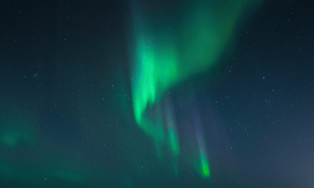 What lies behind the colored curtains of the northern lights